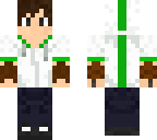 white and green hood