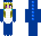 blue dino girl