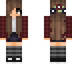 cute flannel girl