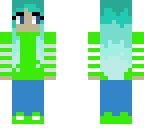 lime green girl