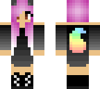 pinkish wolf girl