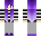 purple hair girl