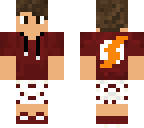 red shorts boy