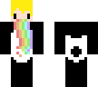 vomitting rainbow panda onesie boy