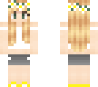 yellow summer girl