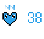 38 hearts
