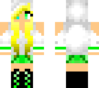 blonde and green