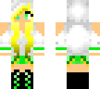 blonde and green