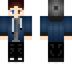 blue hipster boy