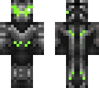 green ninja with armor plating 