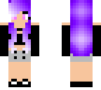 purple hair girl