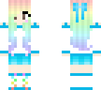 rainbow hair girl