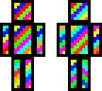 rainbow skin