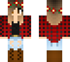 red flannel in steve model