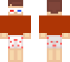 underwear boy with 3d glasses