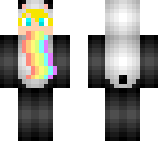 vomitting rainbow panda onesie boy