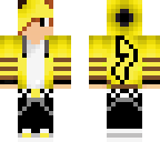 yellow hair pikachu boy