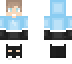 blue black hoodie boy
