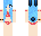 blue bunny bikini