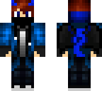 blue demonic boy