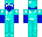 blue slime with diamond armor