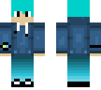 boy all blue with watch