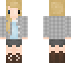 checker tee girl