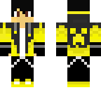 cool boy minecraft skin yellow