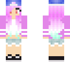 cute purple girl skin