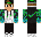 green and blue boy