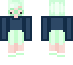 mint green glasses