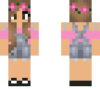 pink flower girl