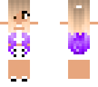 purple ombre girl