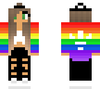 rainbow adidas girl