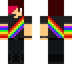 rainbow person