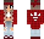 adidas  red flanel