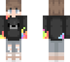 black rainbow bear