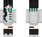 blue scarf girl