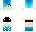 blue short haired girl