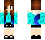 blue werewolf girl