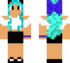 cute blue girl