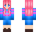 cute girl with frisk's outifit