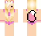cute wolf girl summer swim suit