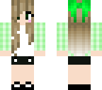 green summer girl
