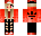 red hacker girl