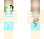 teal swimsuit
