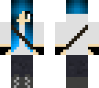bandit girl with blue hair fix