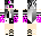 black and white