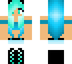 blue cat girl