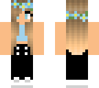 blue girl skin